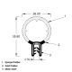 DRAUT-DX104 Ford Bonnet Seal 