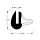 DRAUT-SRS122 Sponge Rubber Section 