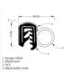 DRAUT-DX93 Flexible Self Grip Side Seal 