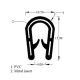 DRAUT-T/FAST100LT.G PVC Self Grip Edging Strip

